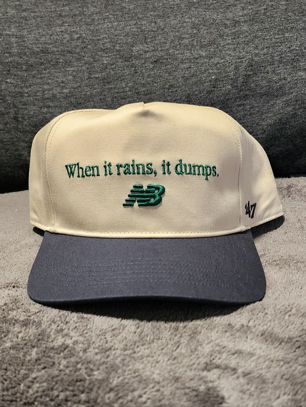 New Balance By ‘47 Seattle Mariners Cal Raleigh “When It Rains It Dumps” Hat
